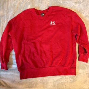 Under Armour Men's Red Crewneck